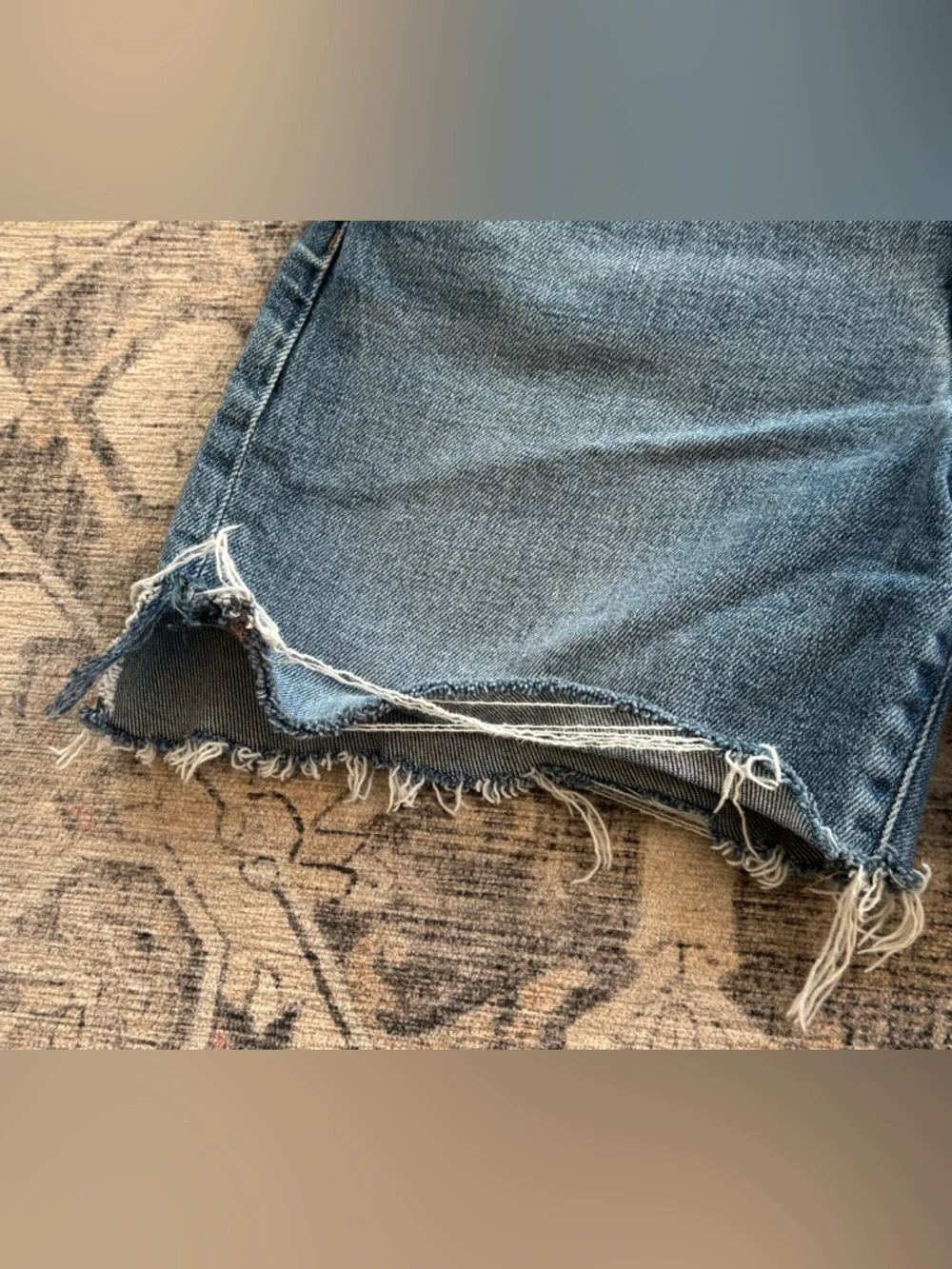 Banana Republic Denim High Rise Straight Shorts, Size 27 Short